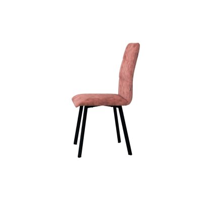 Eleganckie krzesło Comfort Slim z czarnymi nogami