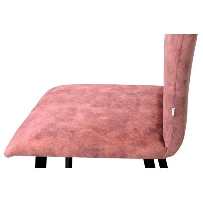 Eleganckie krzesło Comfort Slim z czarnymi nogami