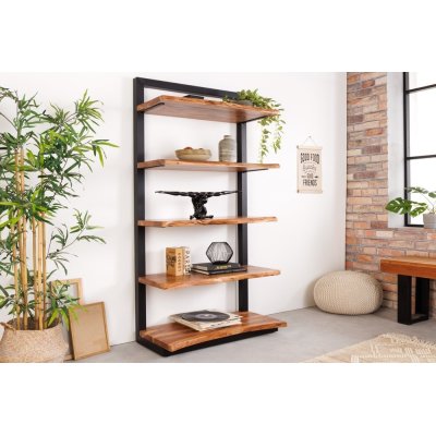 Drewniany regał Story loft industrial