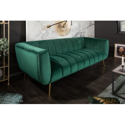 Elegancka ciemnozielona sofa Montreal