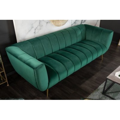 Elegancka ciemnozielona sofa Montreal