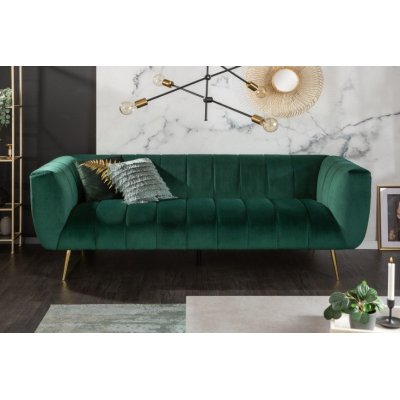 Elegancka ciemnozielona sofa Montreal
