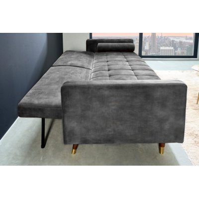 Szara rozkładana sofa Palermo