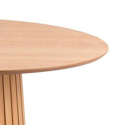 Designerski okrągły stół dębowy Fortuna