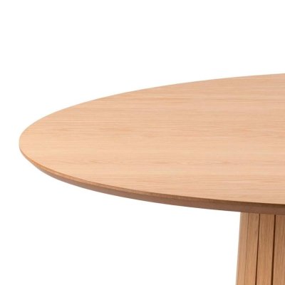 Designerski okrągły stół dębowy Fortuna
