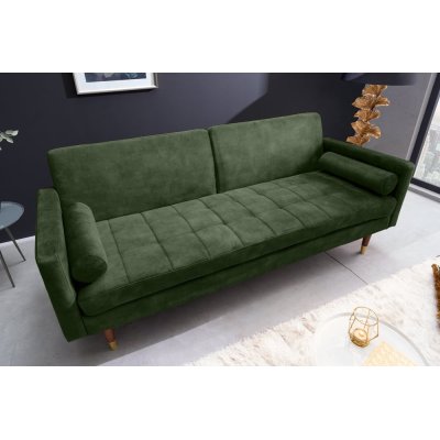 Zielona sofa Palermo z funkcją spania