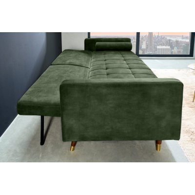 Zielona sofa Palermo z funkcją spania