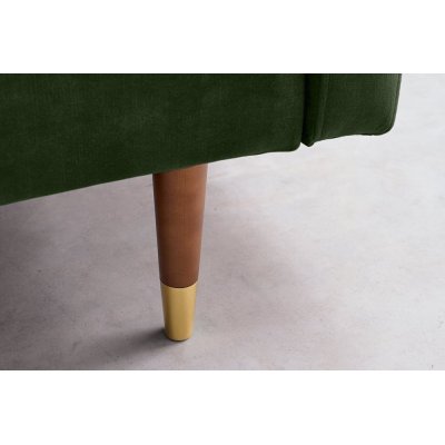 Zielona sofa Palermo z funkcją spania