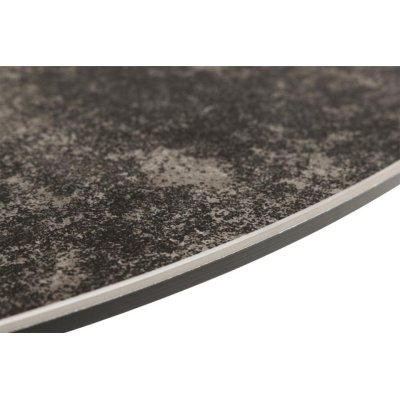 Okrągły stół ceramiczny Nivea 119 cm czarny do jadalni