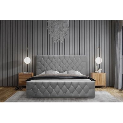 Eleganckie łóżko tapicerowane Diament 160x200
