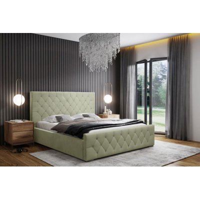 Eleganckie łóżko tapicerowane Diament 160x200