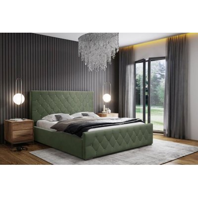 Eleganckie łóżko tapicerowane Diament 160x200