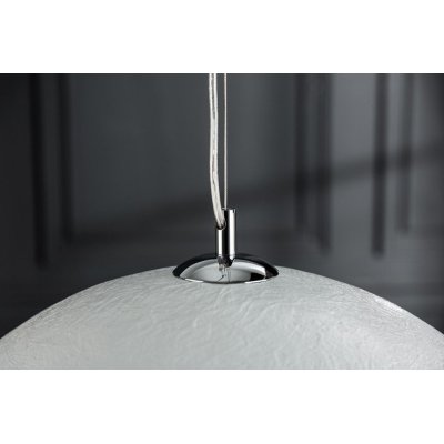 Lampa wisząca Unique biało srebrna 50