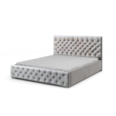 Pikowane łóżko Victoria 160x200 styl Chesterfield