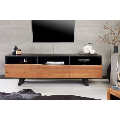 Szafka RTV Zoya 140 w stylu loftowym