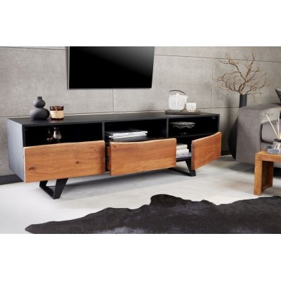 Szafka RTV Zoya 140 w stylu loftowym