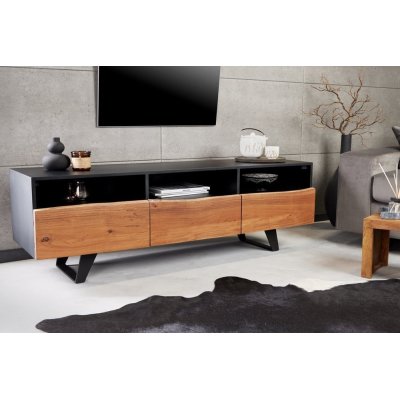 Szafka RTV Zoya 140 w stylu loftowym