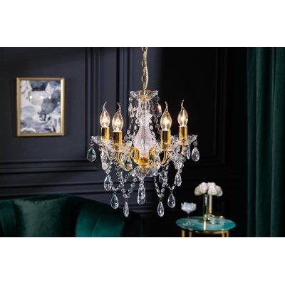 Elegancka lampa wisząca 5 ramienna
