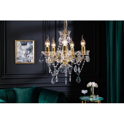 Elegancka lampa wisząca 5 ramienna