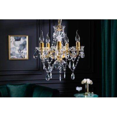 Elegancka lampa wisząca 5 ramienna