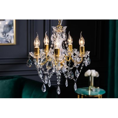 Elegancka lampa wisząca 5 ramienna