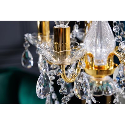 Elegancka lampa wisząca 5 ramienna
