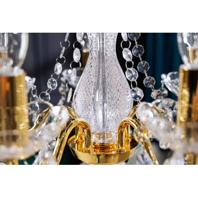 Elegancka lampa wisząca 5 ramienna