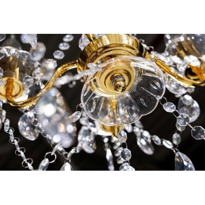 Elegancka lampa wisząca 5 ramienna