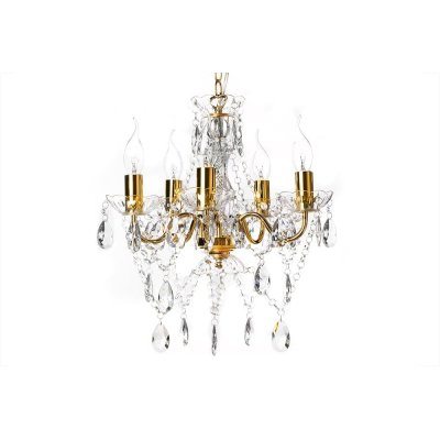 Elegancka lampa wisząca 5 ramienna