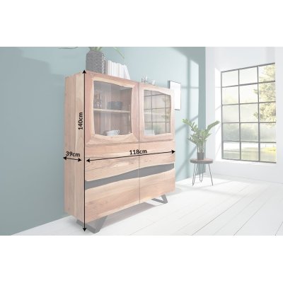 Drewniana witryna Fusion lite drewno