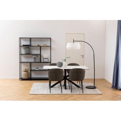 Biały stół ceramiczny 160 Nivea pająk
