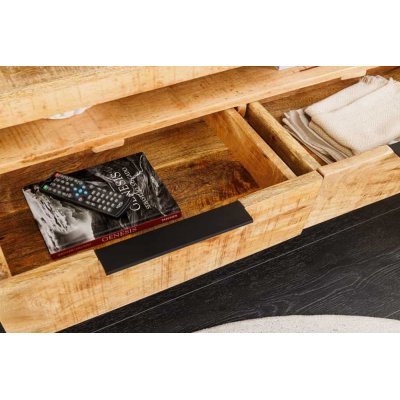 Drewniana ścienna szafka RTV Multi Mango 160 cm –  mebel pod TV Modo4u