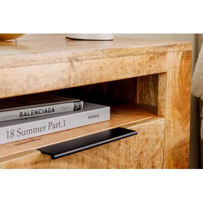 Drewniana ścienna szafka RTV Multi Mango 160 cm –  mebel pod TV Modo4u