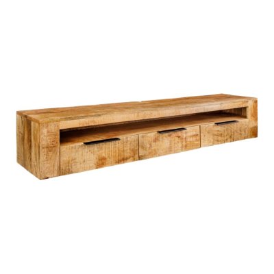 Drewniana ścienna szafka RTV Multi Mango 160 cm –  mebel pod TV Modo4u