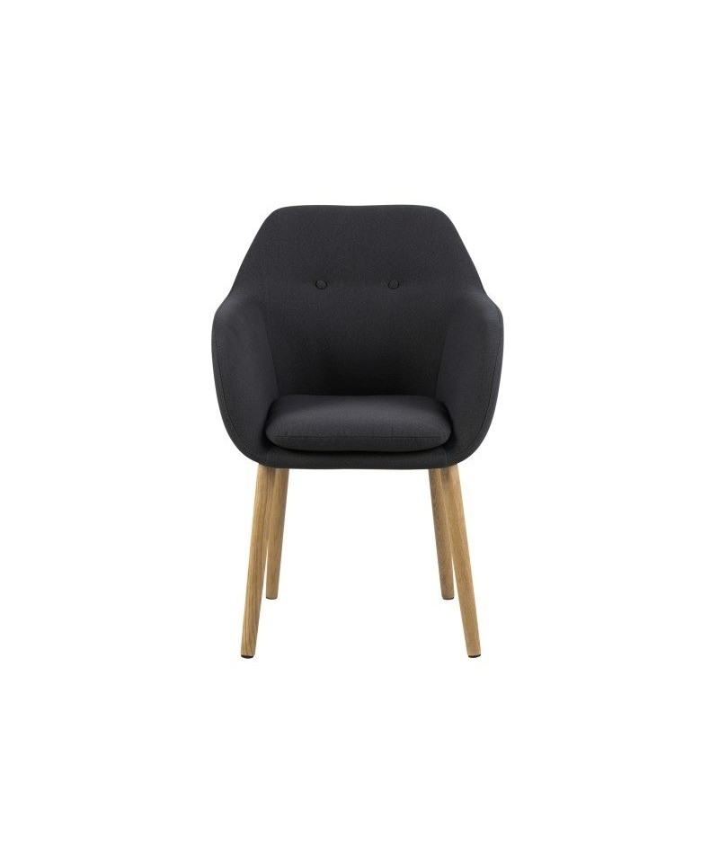 komfortowe krzesla z filcu idealne do salonu w ciemnym szarym kolorze