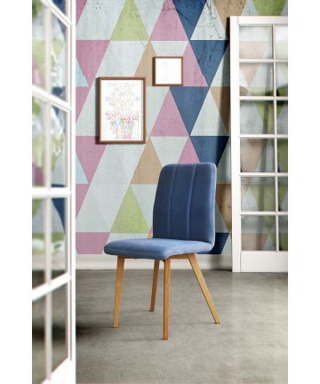 Krzesło Scandy tapicerowane  mix kolorów