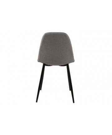 nowoczesne krzesla szary nogi metalowe czarne
