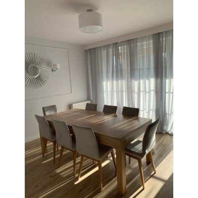 Krzesło dębowe - do salonu, do jadalni - tapicerowane Oslo