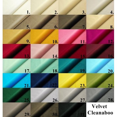 Pufa Pic Diamond Velvet 1 osobowa z kryształkami mix kolorów