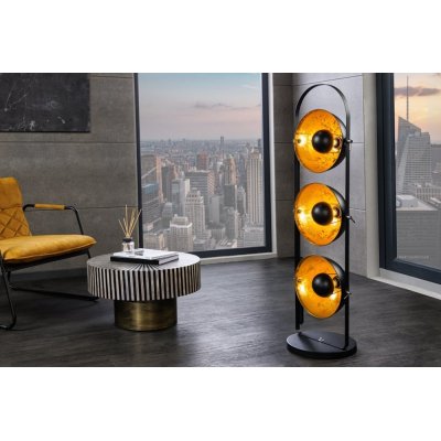 lampa podłogowa atelier czarno złota