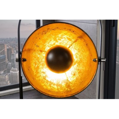 lampa podłogowa atelier czarno złota