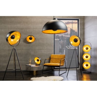 lampa podłogowa atelier czarno złota