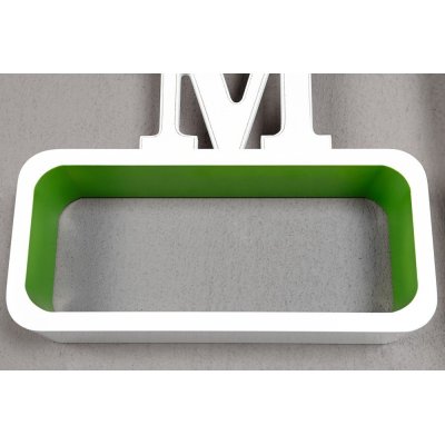 Regał 4u Mini White & Green