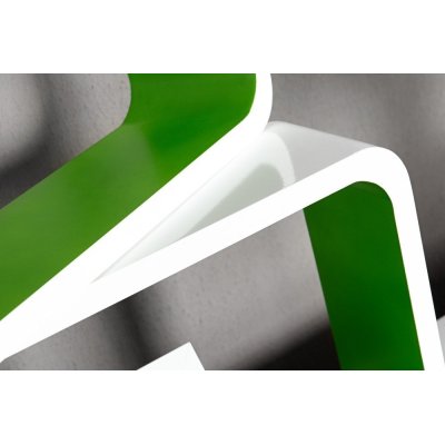 Regał 4u Mini White & Green