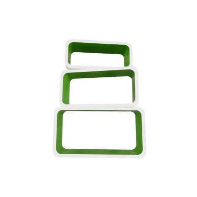 Regał 4u Mini White & Green