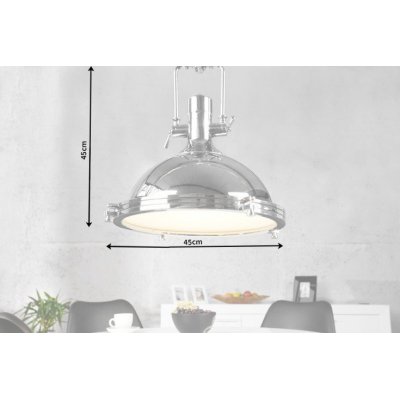 designerska lampa wisząca w stylu loftowym