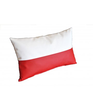 Poduszka biało czerwona EURO 2016  flaga narodowa kibica na prezent 40 x 60