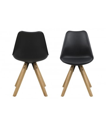 modne krzesla czarne do salonu nowoczesne