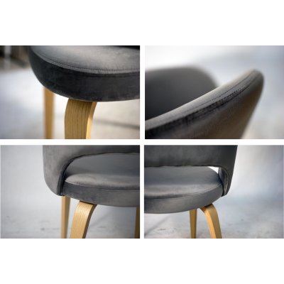 Eleganckie krzesło dębowe do jadalni