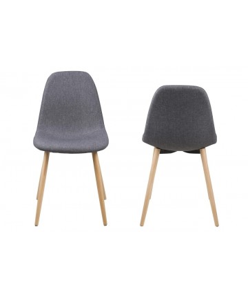 nowoczesne krzesla szare do kuchni modny design